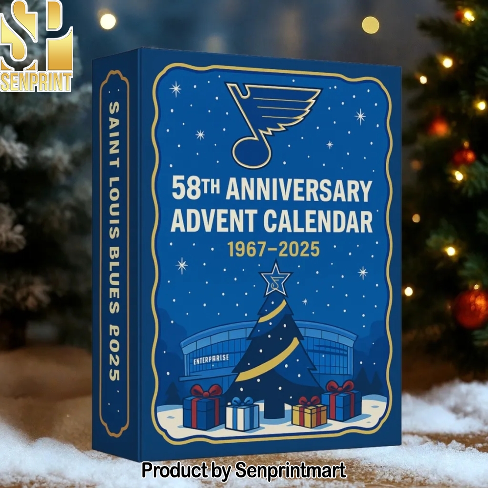 Saint Louis Blues 58Th Anniversary Nhl Christmas Gift For Hockey Fans Christmas Treat Box 2025
