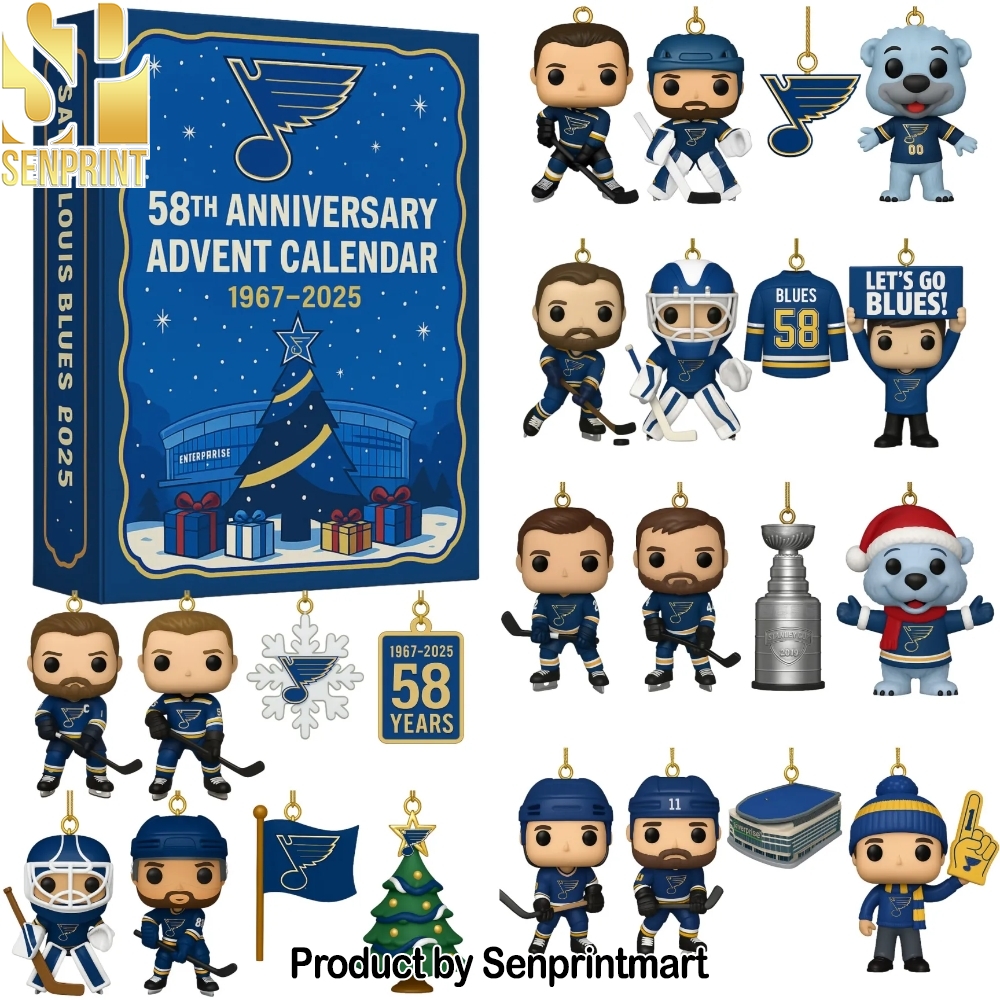 Saint Louis Blues 58Th Anniversary Nhl Christmas Gift For Hockey Fans Christmas Treat Box 2025 Saint Louis Blues 58Th Anniversary Nhl Christmas Gift For Hockey Fans Christmas Treat Box 2025