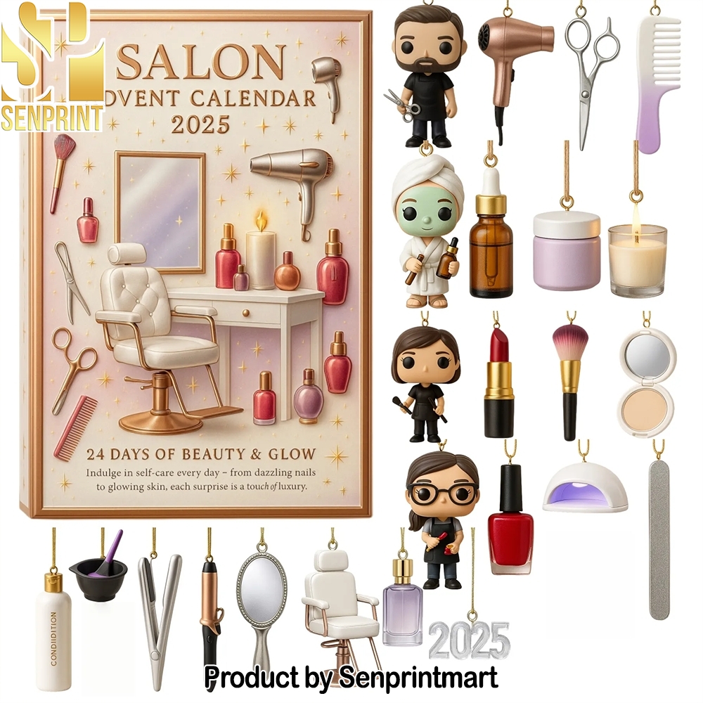 Salon Beauty And Hair Stylist Christmas Daily Gift Box 2025