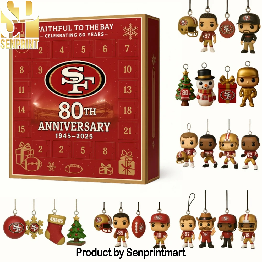 San Francisco 49ers x NFL Anniversary Festive Countdown Calendar 2025