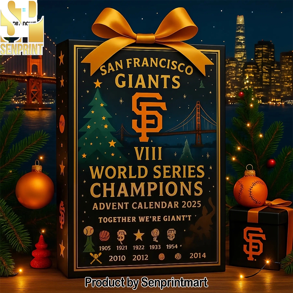 San Francisco Giants 2025 World Series Champions Christmas Mystery Box 2025