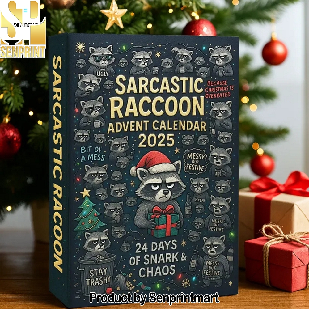 Sarcastic Raccoon Holiday Surprise Calendar 2025