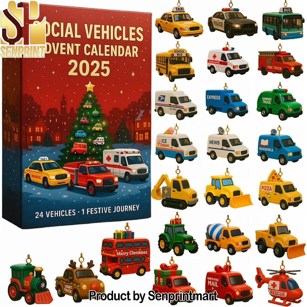 Social Vehicles Countdown to Christmas Box 2025