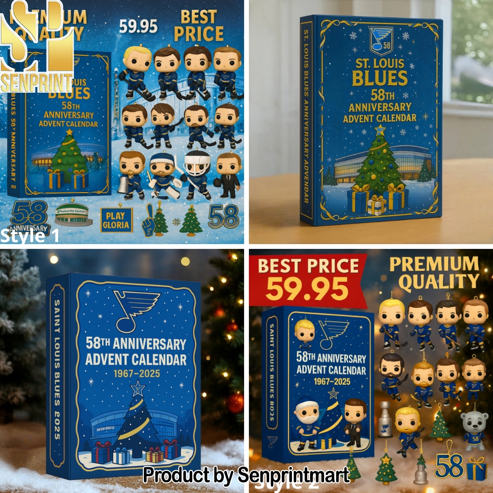St Louis Blues Holiday Treasure Box 2025