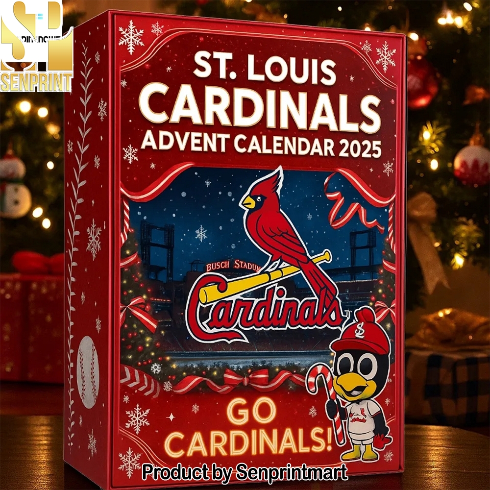 St Louis Cardinals 125Th Anniversary 24 Days of Christmas Box 2025