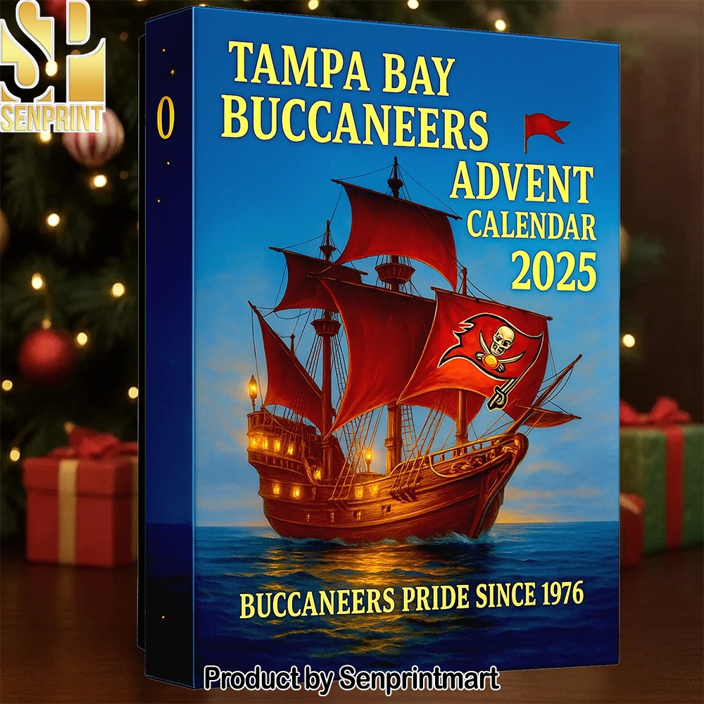 Tampa Bay Buccaneers Christmas Daily Gift Box 2025