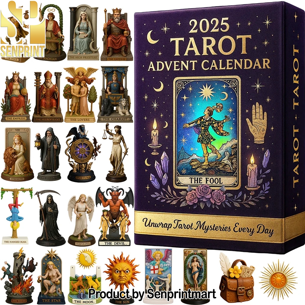 Tarot Tarot Card Figures And Mystical Christmas Countdown Holiday Gift Box 2025