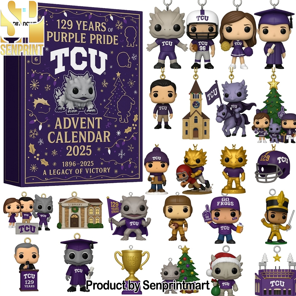 Tcu Horned Frogs 129Th Anniversary Pop Christmas Daily Gift Box 2025