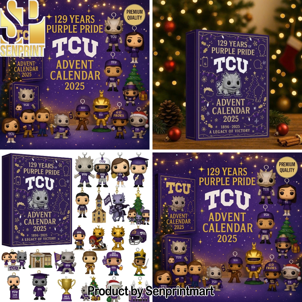 TCU Horned Frogs Holiday Countdown Box 2025