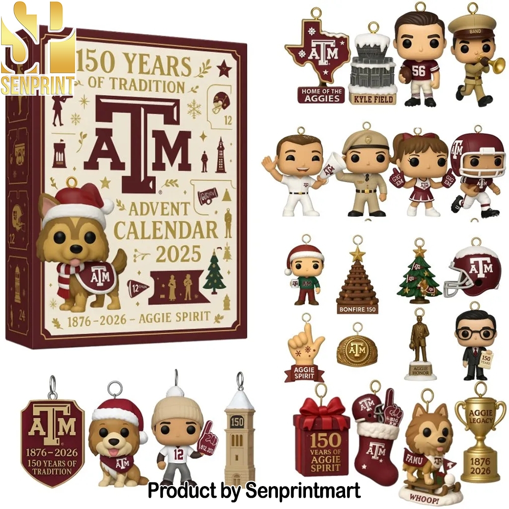 Texas Am Aggies Anniversary Countdown to Christmas Box 2025