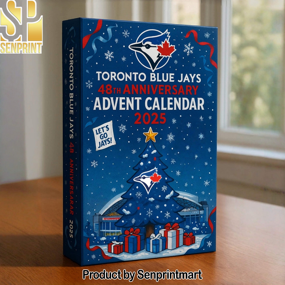 Toronto Blue Jays 48th Anniversary 2025 Advent Calendar Box 2025 Toronto Blue Jays 48th Anniversary 2025 Advent Calendar Box 2025
