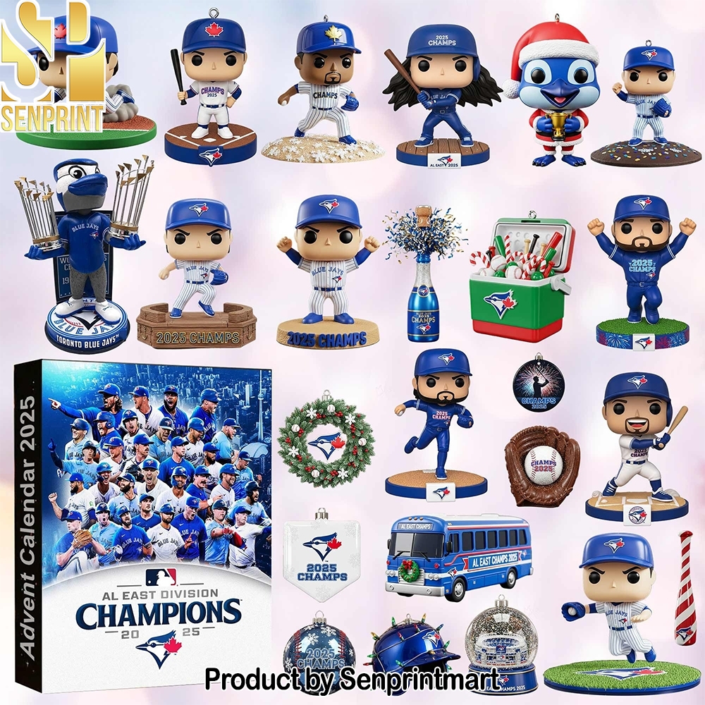 Toronto Blue Jays Al East Division Champion Holiday Countdown Box 2025