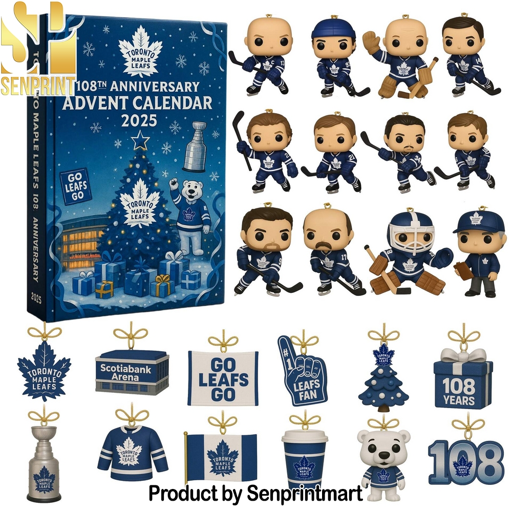 Toronto Maple Leafs 108th Anniversary 2025 Advent Calendar Box 2025