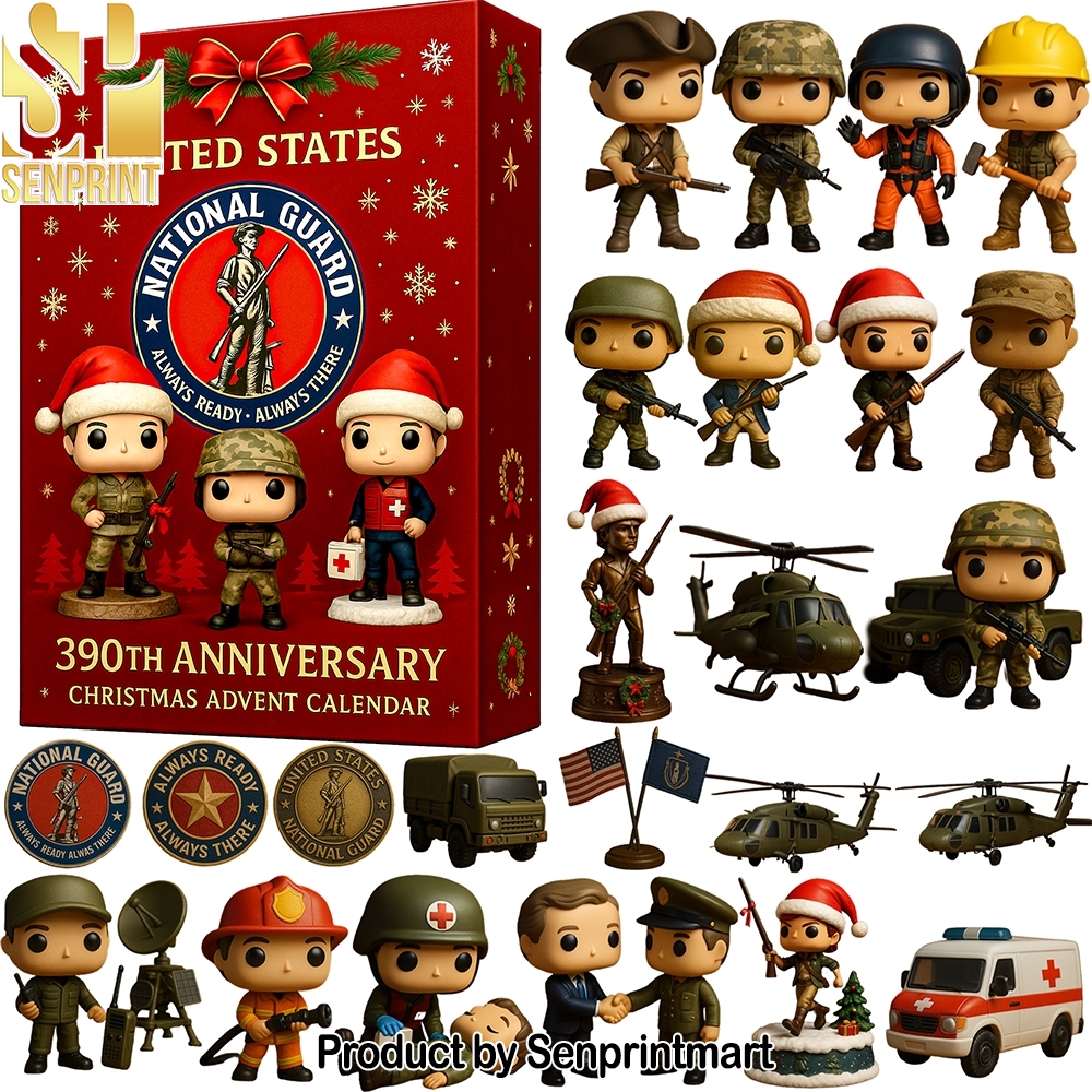 United States National Guard 390Th Anniversary Christmas Holiday Gift Box 2025