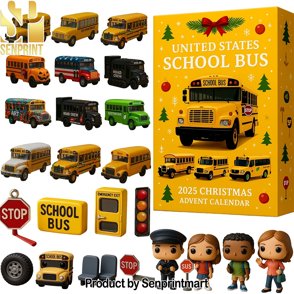 United States School Bus 2025 Christmas Christmas Treat Box 2025