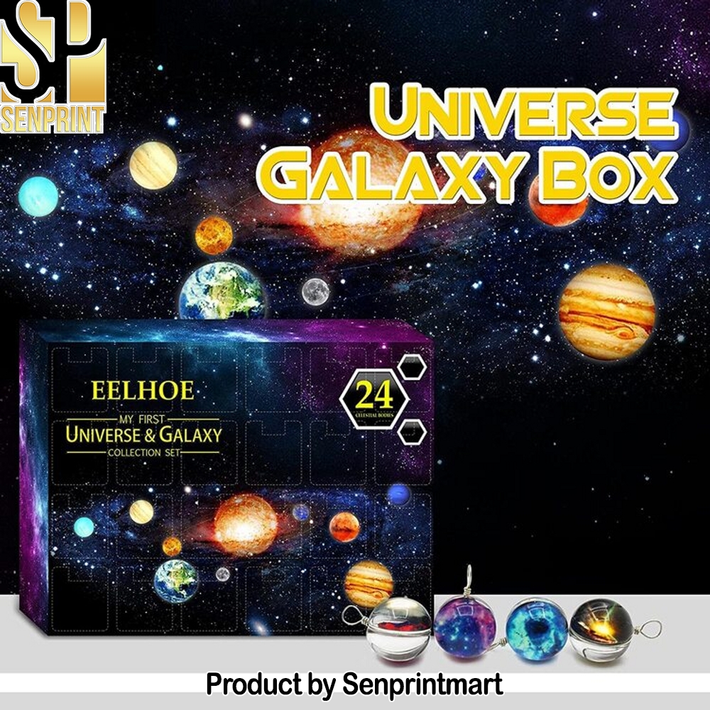 Universe Galaxy Christmas Holiday Countdown Box 2025