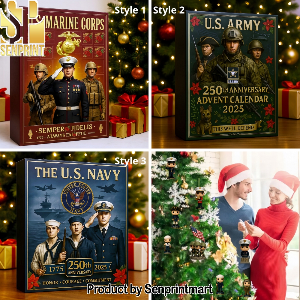 US Military Holiday Surprise Calendar 2025