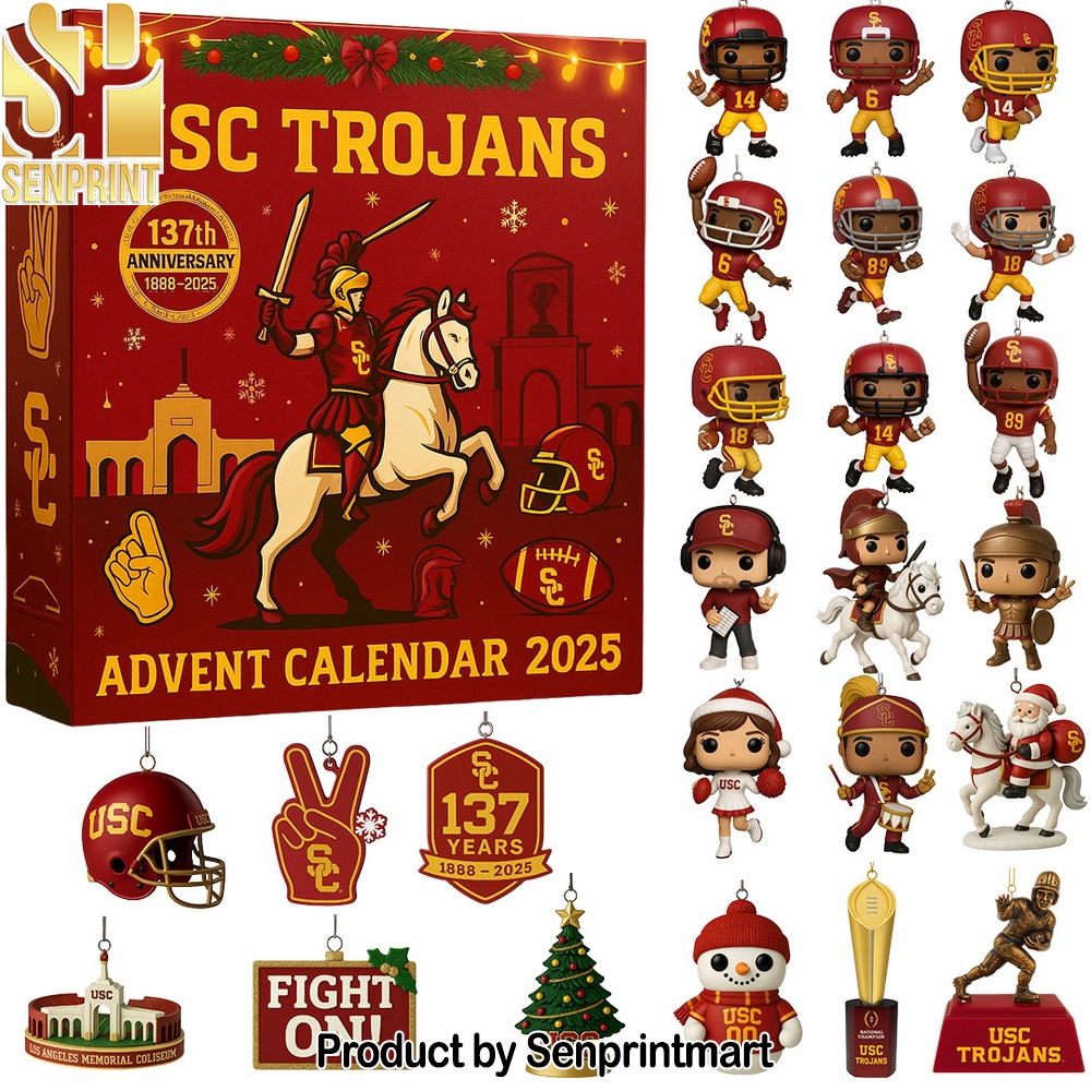 USC Trojans Christmas Daily Gift Box 2025
