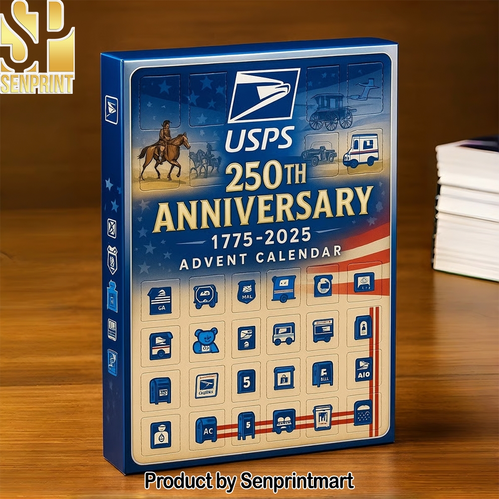 USPS 250Th Anniversary Xmas Countdown Box 2025 USPS 250Th Anniversary Xmas Countdown Box 2025