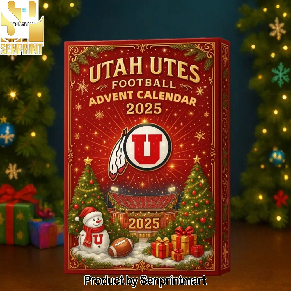 Utah Utes Football Countdown to Christmas Box 2025 Utah Utes Football Countdown to Christmas Box 2025