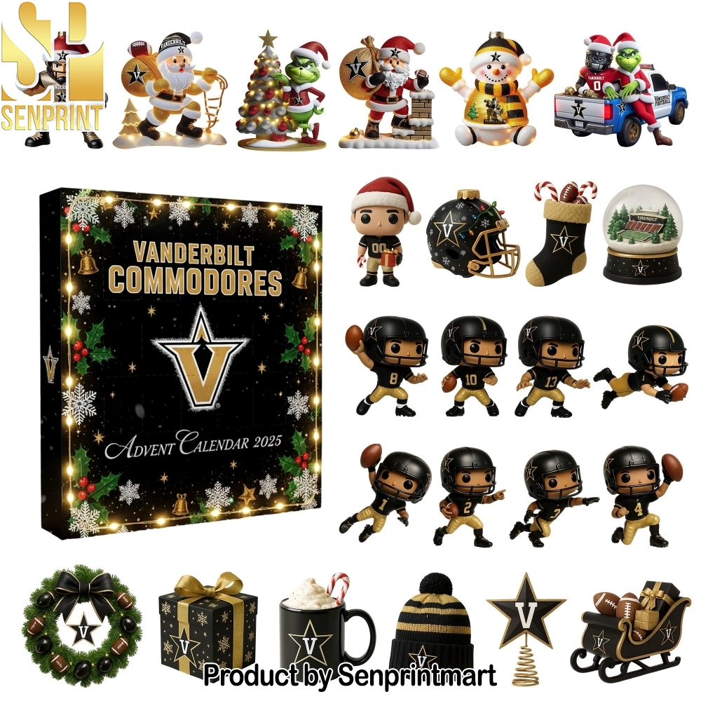 Vanderbilt Commodores Holiday Surprise Calendar 2025