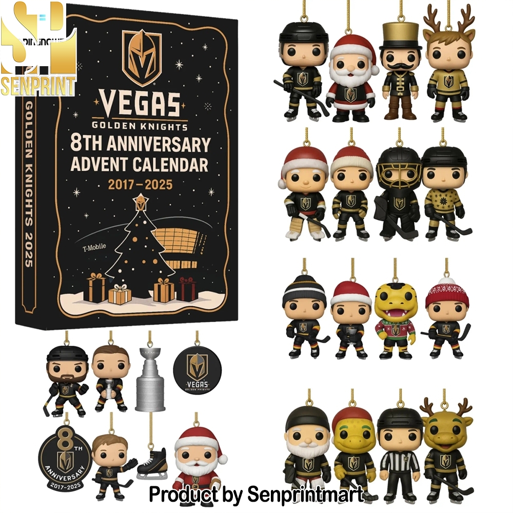 Vegas Golden Knights 8Th Anniversary Festive Countdown Calendar 2025