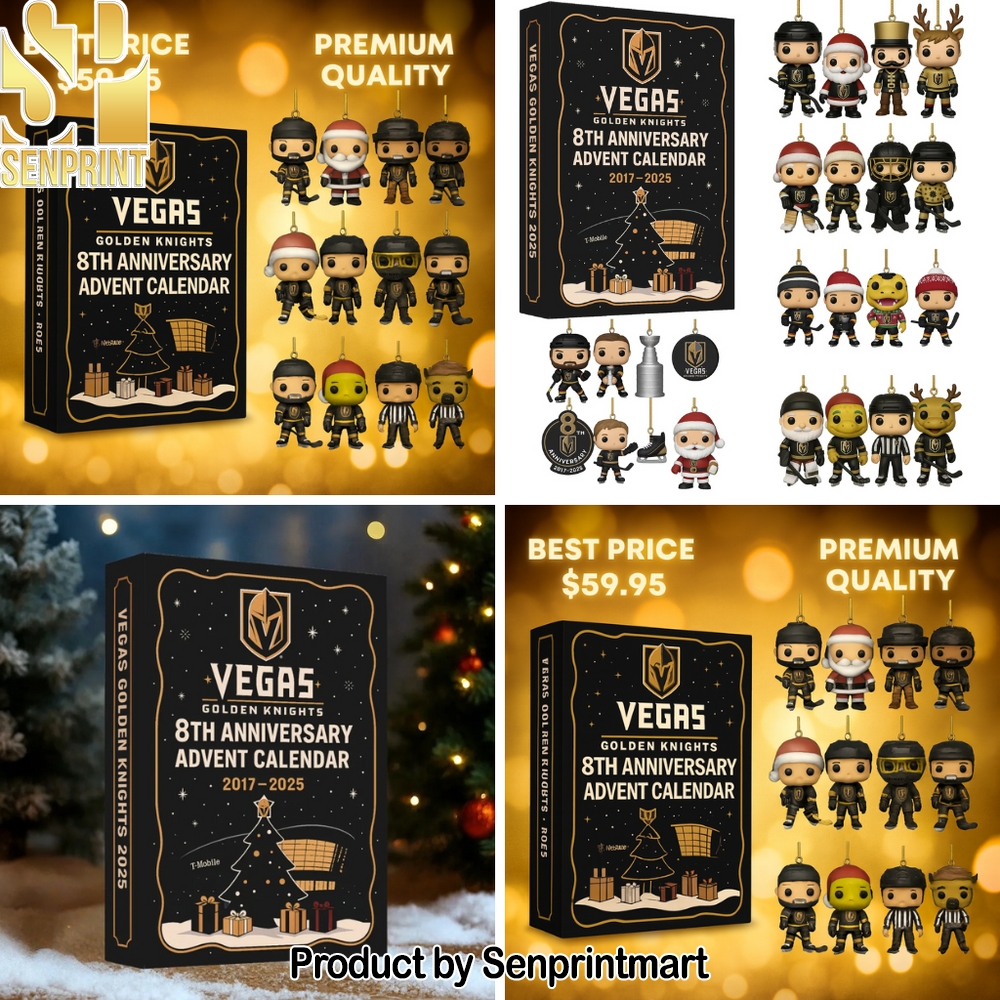Vegas Golden Knights Christmas Gift Calendar 2025