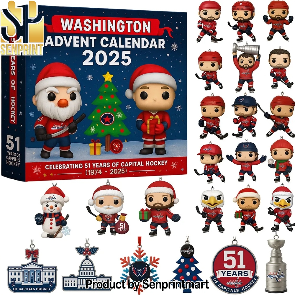 Washington Capitals 51St Anniversary Festive Countdown Calendar 2025