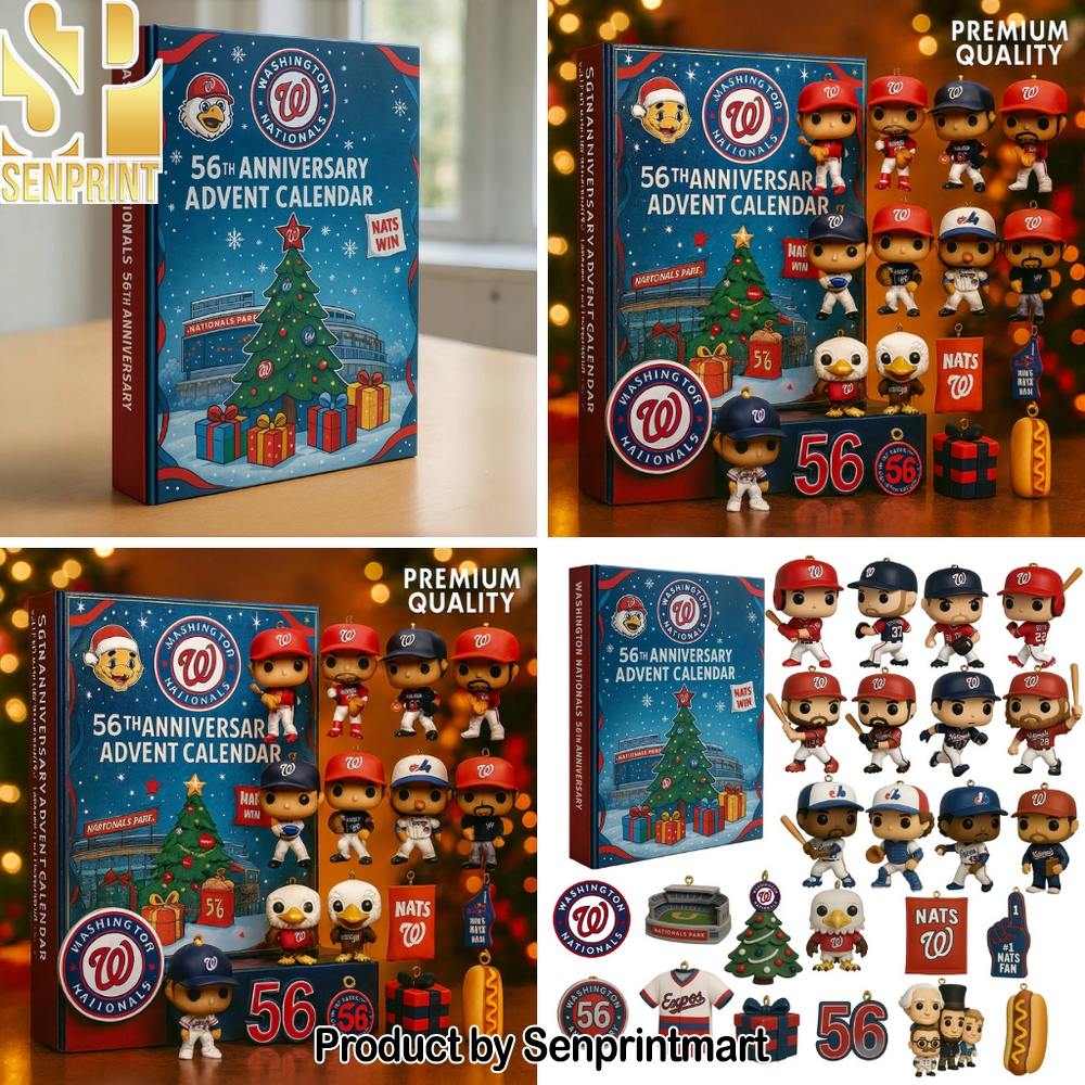 Washington Nationals 56th Anniversary 24 Days of Christmas Box 2025