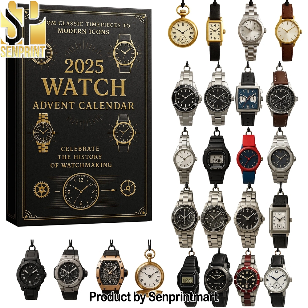 Watch Classic And Modern Timepiece Collectibles Gift Set Countdown to Christmas Box 2025
