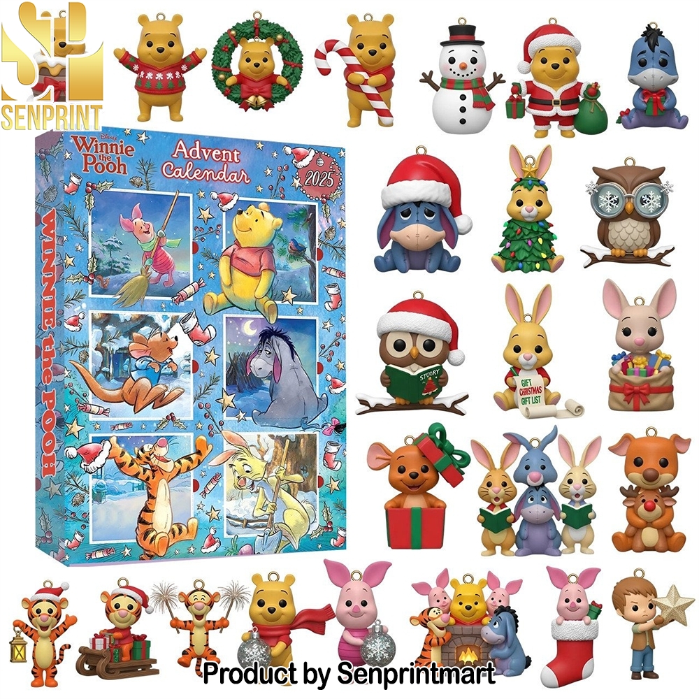 Winnie The Pooh Festive Countdown Calendar 2025
