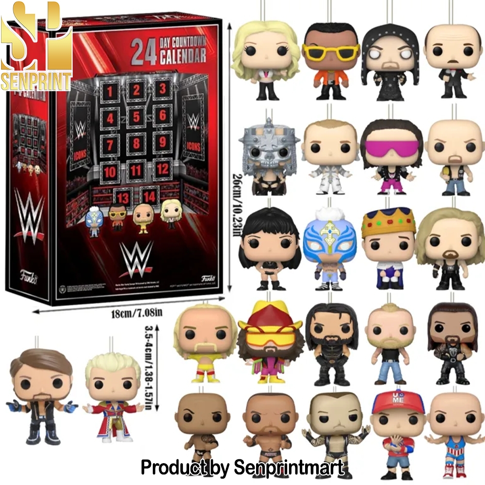 WWE Wrestling Holiday Countdown Box 2025 WWE Wrestling Holiday Countdown Box 2025