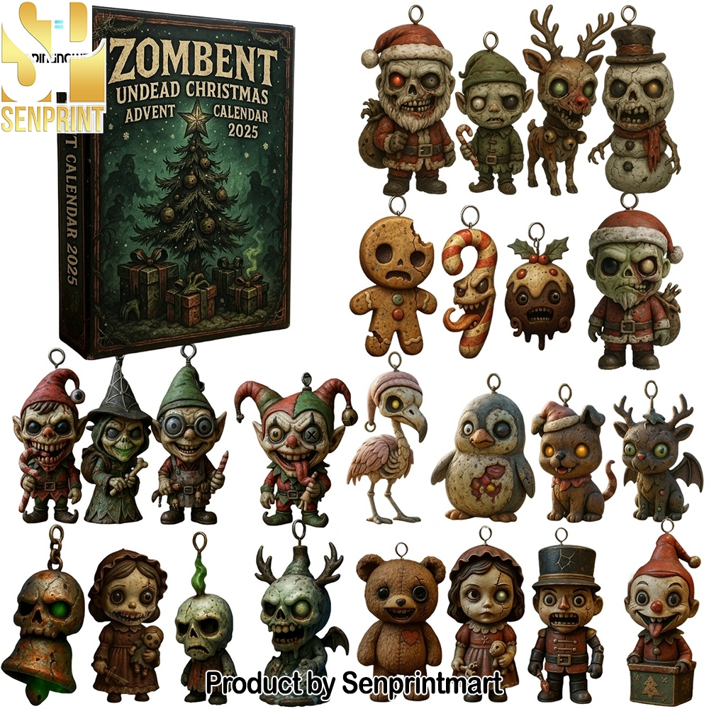 Zombent Undead Christmas Xmas Countdown Box 2025