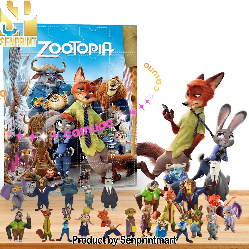 Zootopia Advent calendar 24 Days of Christmas Box 2025
