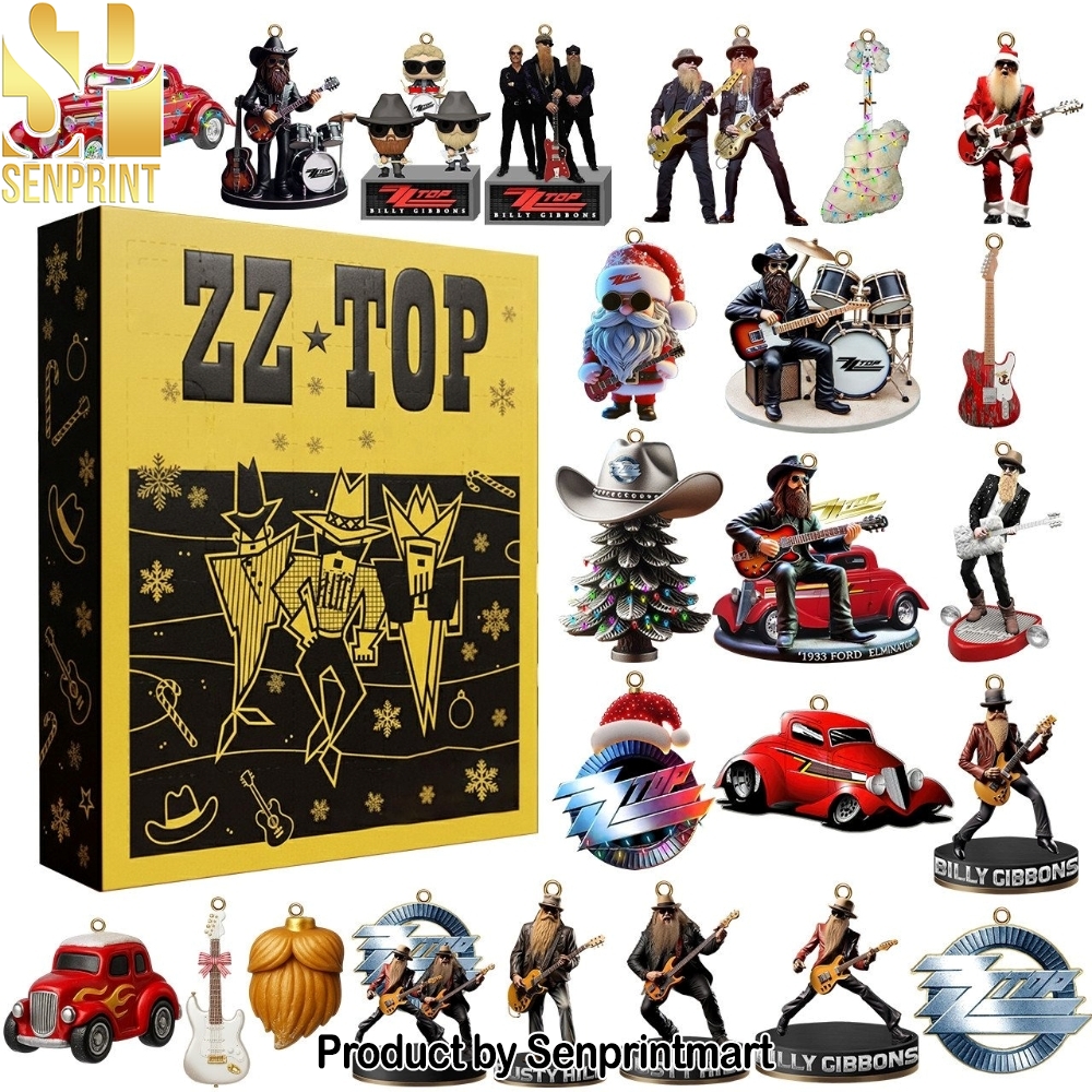 ZZ Top Band Christmas Christmas Countdown Calendar 2025