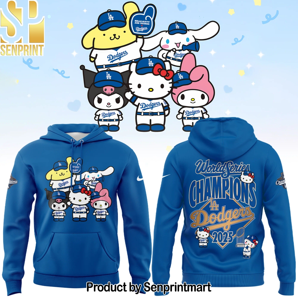 2025 HELLO KITTY x DODGERS CHAMPIONS Unisex Shirt – Sports Fan Outfit 3765
