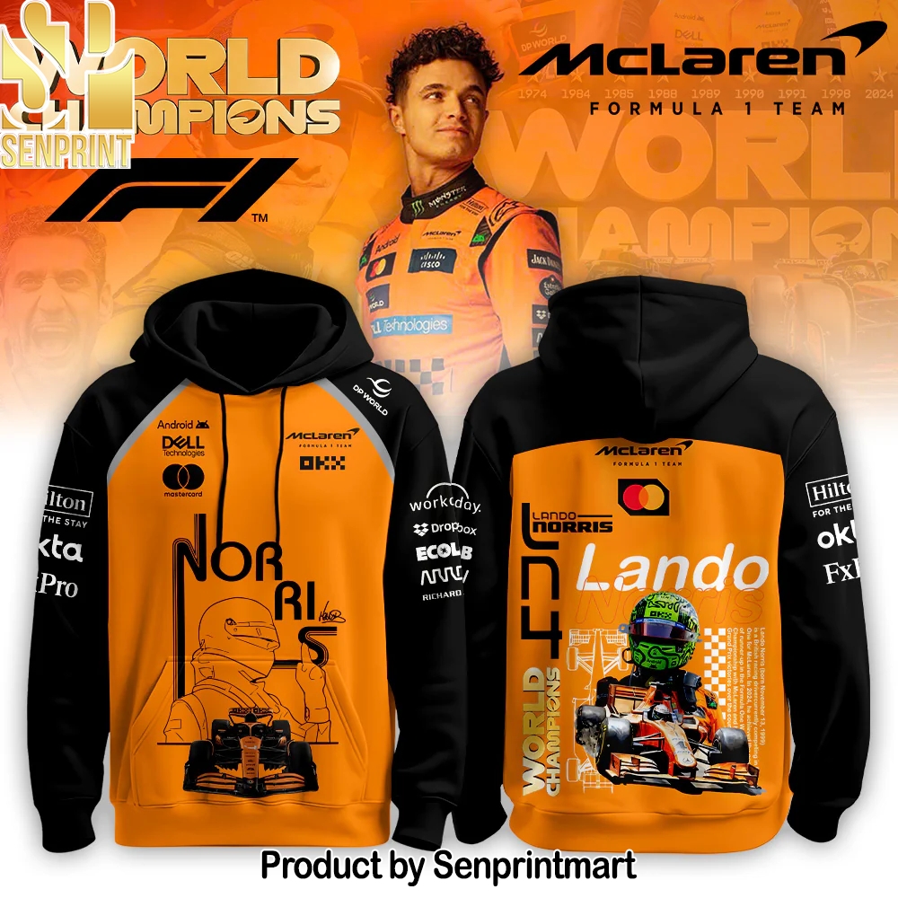 2025 Lando Norris World Champions Unisex Shirt – Sports Fan Outfit 1233
