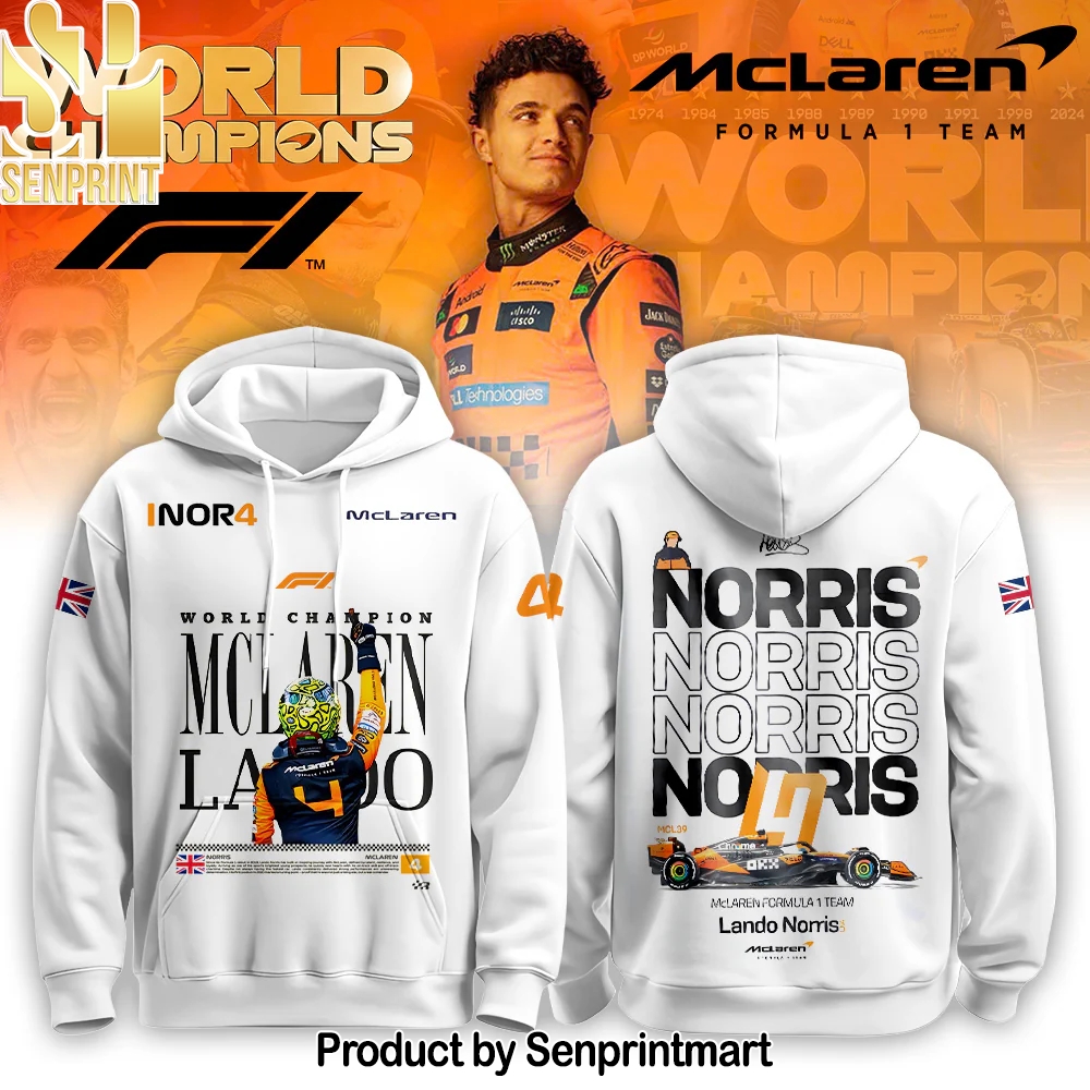 2025 Lando Norris World Champions Unisex Shirt – Sports Fan Outfit 1277