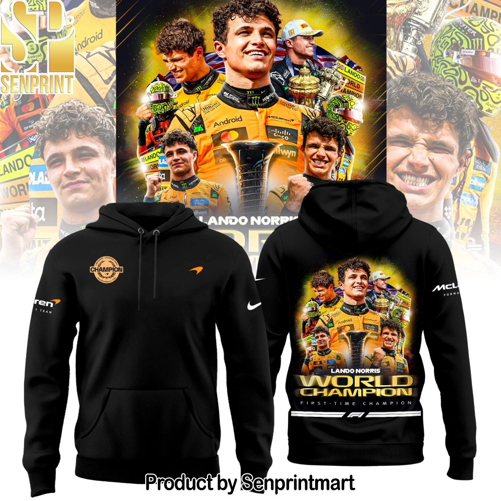 2025 Lando Norris World Champions Unisex Shirt – Sports Fan Outfit 3371