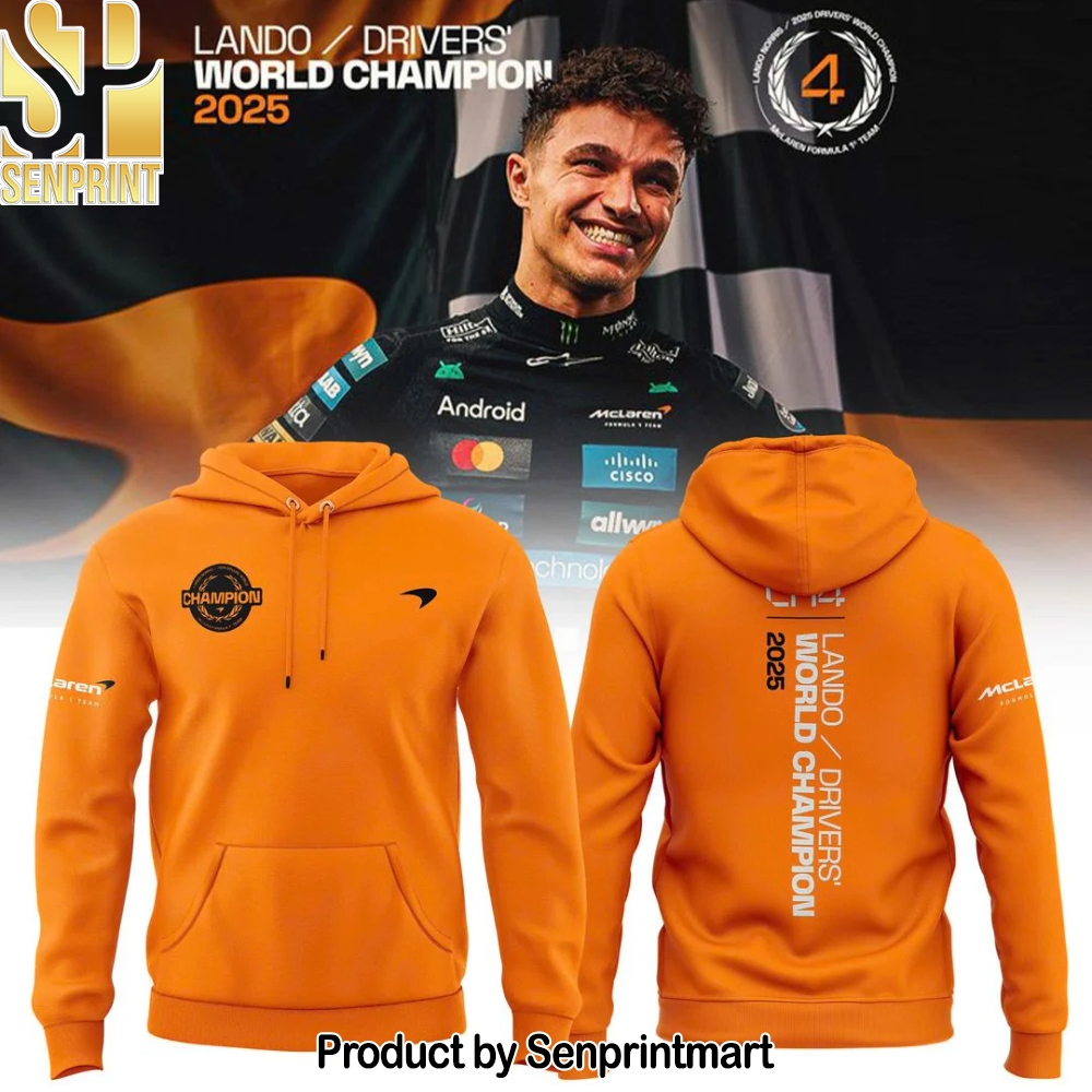 2025 Lando Norris World Champions Unisex Shirt – Sports Fan Outfit 3564