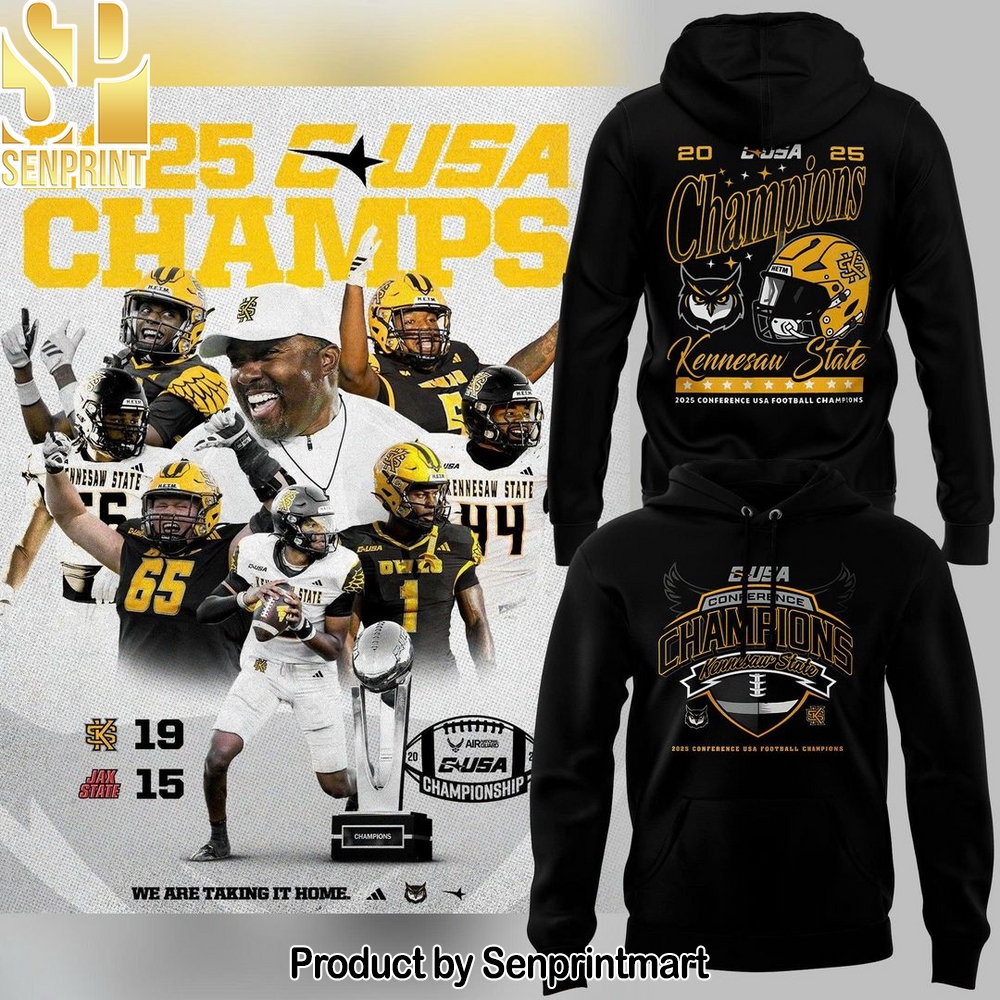 2025 limited edition Hoodie Kennesaw State Football Champions – Sports Fan Outfit 2415