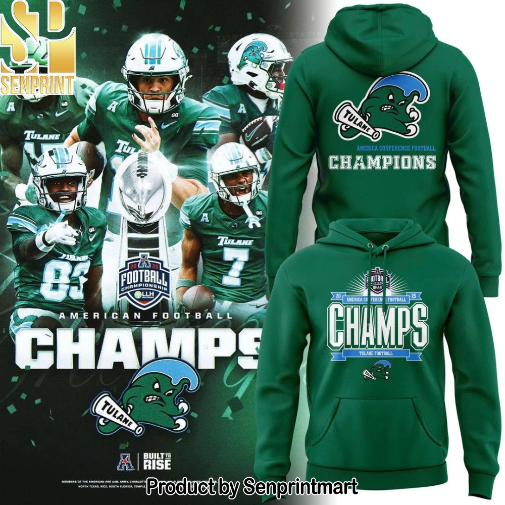 2025 limited edition Hoodie Tulane Football Champions – Sports Fan Outfit 2103