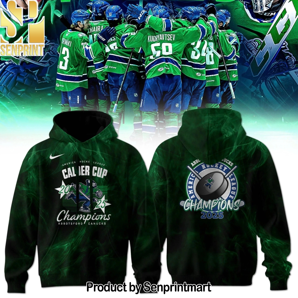 Abbotsford Canucks – 2025 Calder Cup Champions Hoodie – Sports Fan Outfit 2066