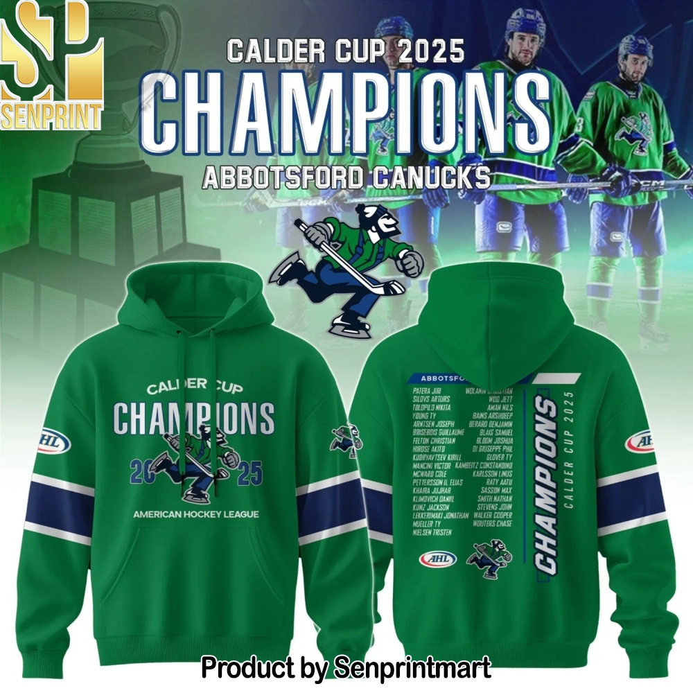 Abbotsford Canucks 2025 AHL Champions Hoodie Editions Limited – Sports Fan Outfit 2024