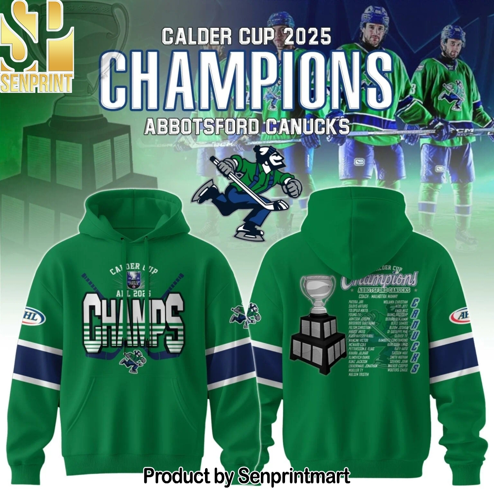 Abbotsford Canucks 2025 AHL Champions Hoodie Editions Limited – Sports Fan Outfit 2028