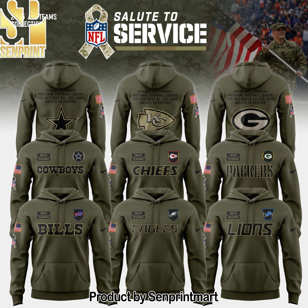 All Team NFL x Veteran 2025 Unisex Shirt Limited Edition – Sports Fan Outfit 1269