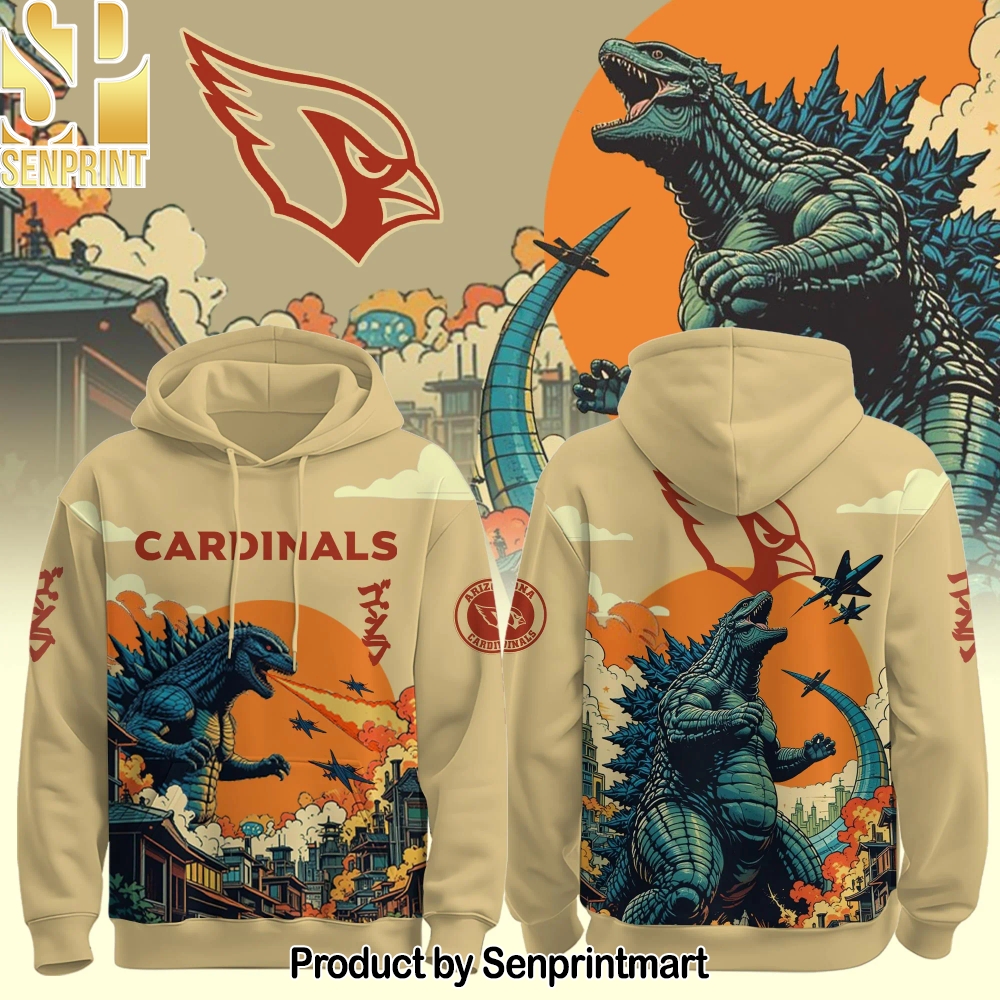 ARI Cardinals Special Godzilla Hoodie – Sports Fan Outfit 2145