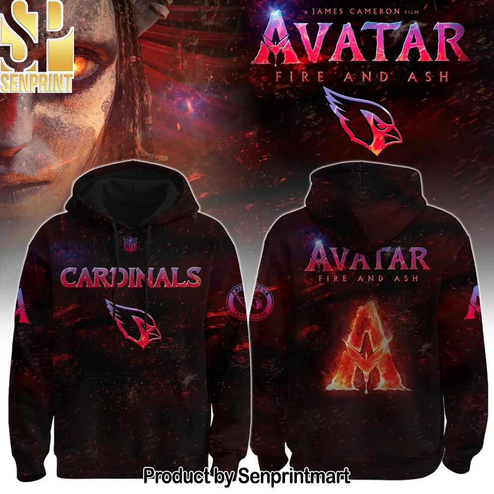 Arizona Cardinals x Avatar 3 _Fire and Ash_ Unisex 3D Shirt – Sports Fan Outfit 4263