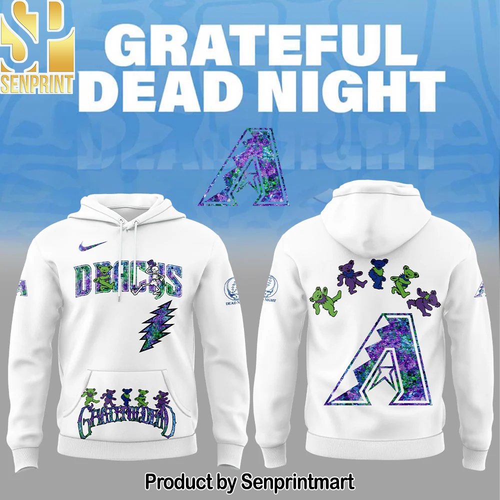 Arizona Diamondbacks Grateful Dead Night Hoodie – Sports Fan Outfit 1517