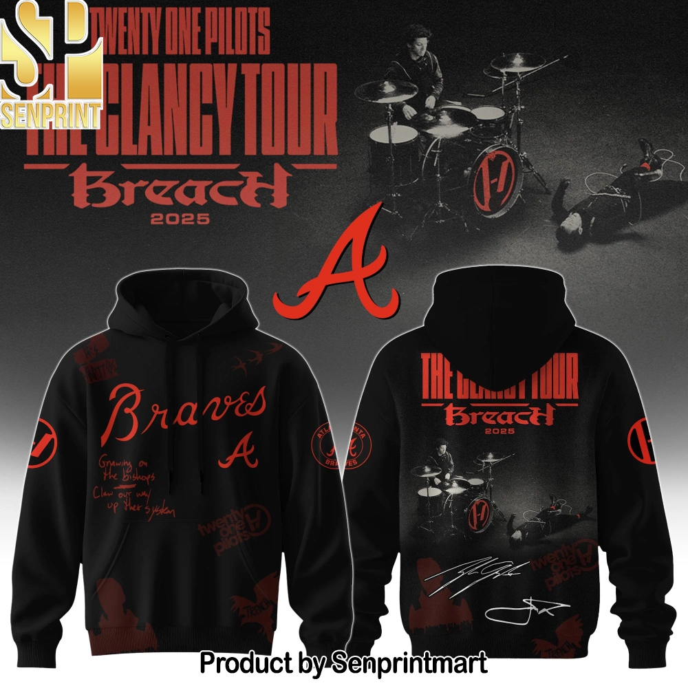 ATL x Twenty One Pilots The Glancy Tour 2025 Hoodie Limited Edition – Sports Fan Outfit 4053
